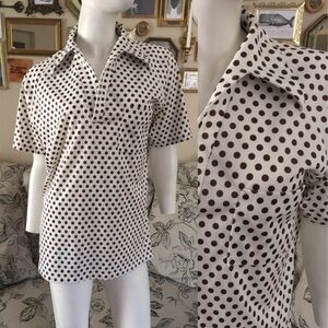 LILLY DACHE Polka Dot Top Size: 6